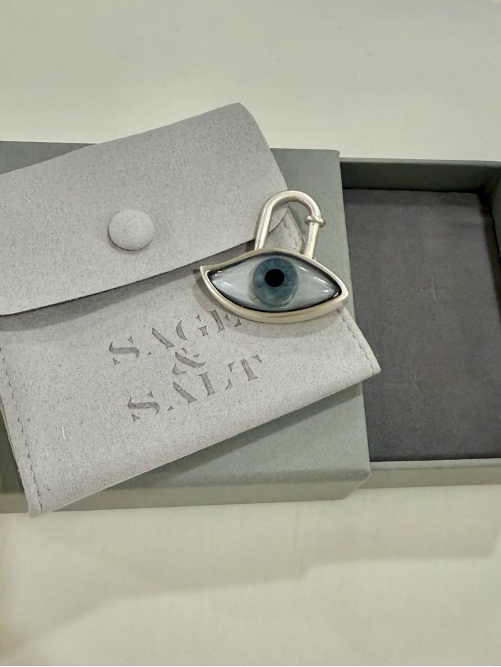 SAGE & SALT EVIL EYE BAG CHARM